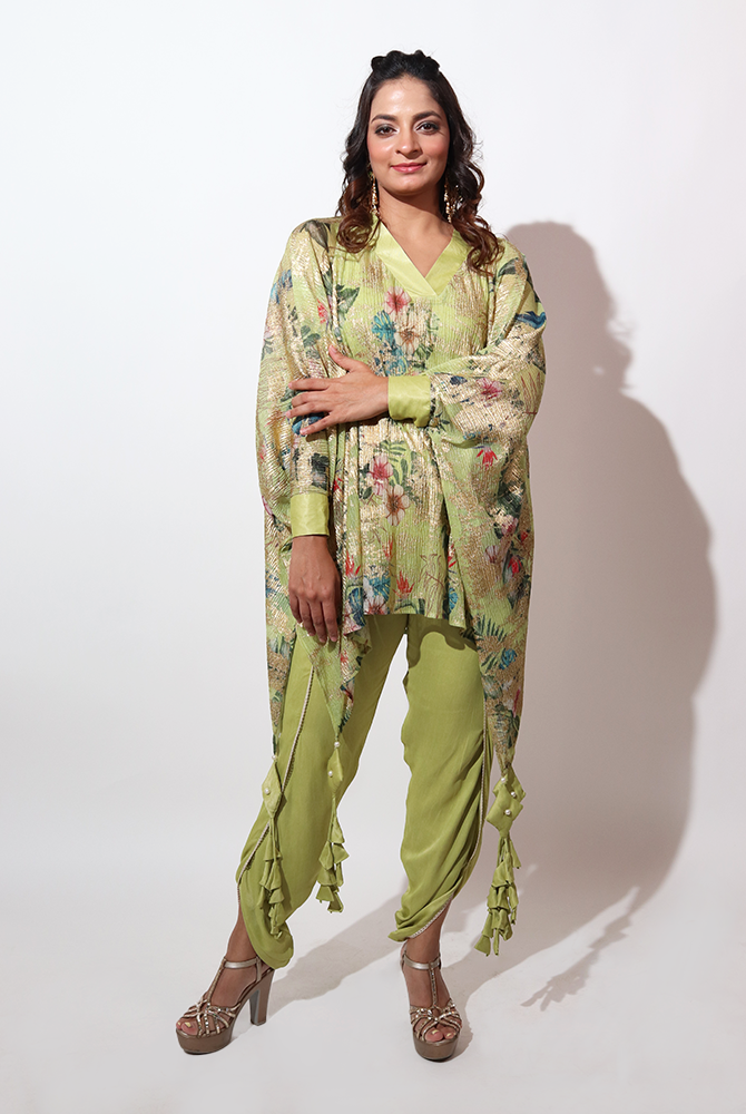 Floral Bloom Kaftan Set