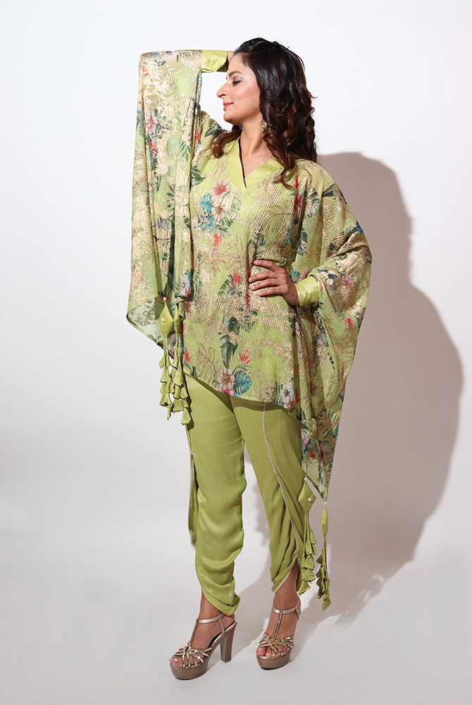 Floral Bloom Kaftan Set